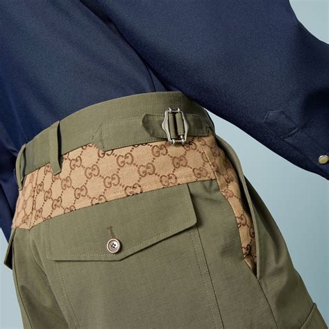 men's gucci cargo pants|gucci paperbag pants.